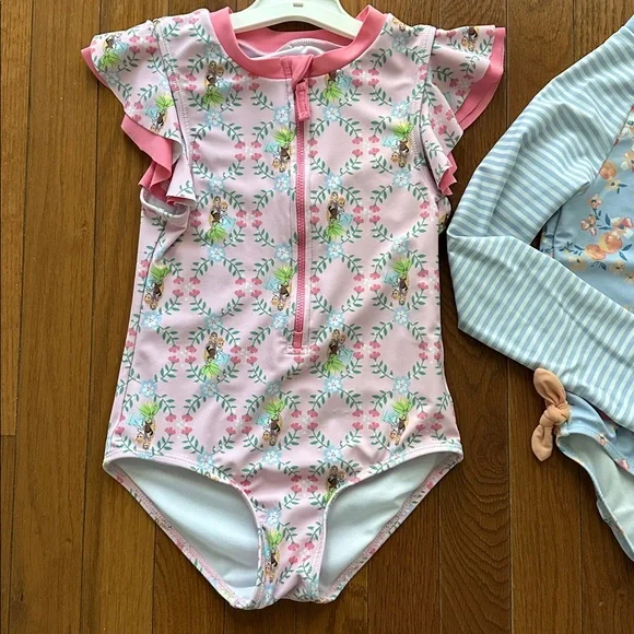 Little girls bathing suit lot, size 5/6 - Picture 2 of 9